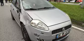 Samsun'da otomobilin çarptığı bisikletli hayatını kaybetti