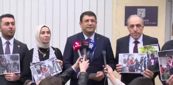 Deva Partili Milletvekillerinden İsrail Büyükelçiliği Konutu Önünde Protesto: 'Soykırım Niteliğine Varan Bu Saldırılarınızı Durdurun, İnsanlığa Dair...