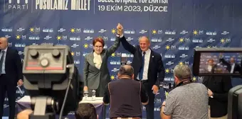 Meral Akşener, Düzce Belediye Başkan Adayını Tanıttı