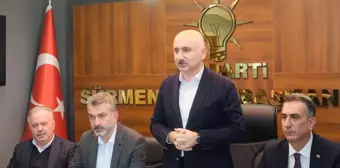 AK Parti Trabzon Milletvekili Adil Karaismailoğlu Sürmene İlçe Başkanlığını Ziyaret Etti