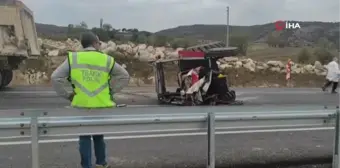 Çorum'da Tırın Traktöre Çarpması Sonucu 2 Kişi Hayatını Kaybetti