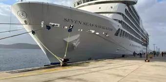 Bodrum'a Seven Seas Navigator adlı kruvaziyer gemisi geldi