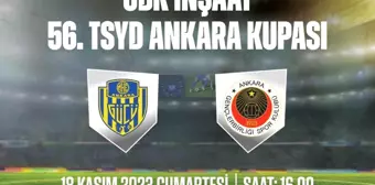 TSYD Ankara Şubesi Kupası MKE Ankaragücü ile Gençlerbirliği Arasında Oynanacak