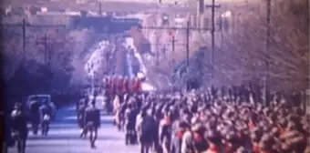 Atatürk'ün naaşının Anıtkabir'e naklinin renkli görüntüleri ortaya çıktı