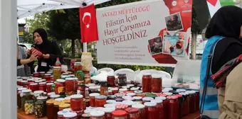 Akyazı'da Filistin'e Destek Kermesi Düzenlendi