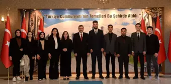 İdeal Hukuk Kulübü, Erzurum Valisi Mustafa Çiftçi'yi ziyaret etti