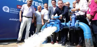 Antalya Büyükşehir Belediyesi Tarım Üreticilerine Kapalı Sulama Sistemi Sağlıyor