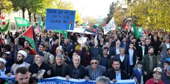 Muş'ta İsrail'in Gazze'ye yönelik saldırıları protesto edildi