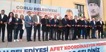 Çorlu Belediyesi Afet Koordinasyon Merkezi Hizmete Girdi