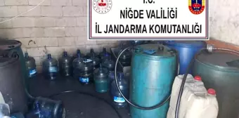 Niğde'de bin litre lisanssız akaryakıt ele geçirildi