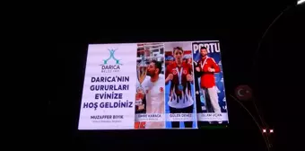 Dünya ve Avrupa Şampiyonları Darıca'da Karşılandı