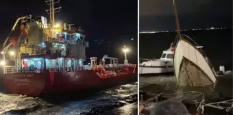 İstanbul'da fırtına hayatı felç etti: Çatılar uçtu, tekneler battı, tanker karaya oturdu