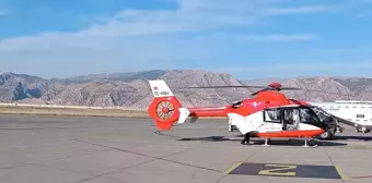 Şırnak'ta düşen çocuk ambulans helikopterle Elazığ'a sevk edildi