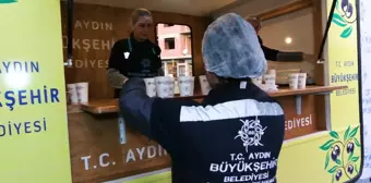 Aydın Büyükşehir Belediyesi Ücretsiz Çorba Dağıtımı Yapıyor