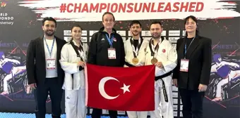 Milli Sporcular Manchester 2023 Para Taekwondo Grand Prix Finalinde 3 Madalya Kazandı