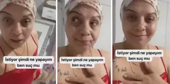 Ne mahrem kaldı ne de edep! TikTok'ta yayın açan kadından skandal sözler