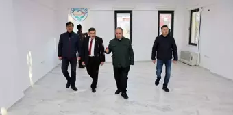 Talas Belediye Başkanı Mustafa Yalçın, Kuruköprü Sosyal Tesisi'ni inceledi