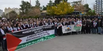 Mardin ve Diyarbakır'da İsrail Protestosu