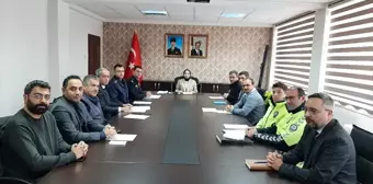 Pınarhisar'da karla mücadele toplantısı yapıldı