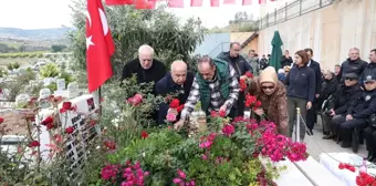 Şehit Emniyet Müdürü Altuğ Verdi, Mersin'deki kabri başında anıldı