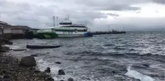 Marmara Denizi'nde Olumsuz Hava Koşulları Nedeniyle Feribot Seferleri İptal Edildi