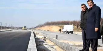 Gürkan, Kuzey Kuşak Yolu'na yapılan bağlantı yollarını inceledi