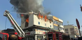 Kayseri'de Sanayi Sitesinde Yangın Çıktı