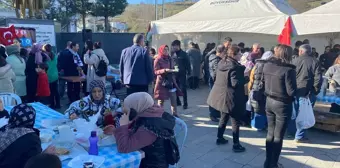 Samsun'un Alaçam ilçesinde Filistin'e yardım için kermes düzenlendi