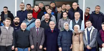 Kütahya Belediye Başkanı Prof. Dr. Alim Işık ve eşi mesai arkadaşlarıyla bir araya geldi