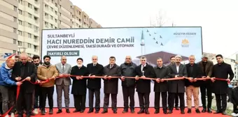 Sultanbeyli'de Hacı Nureddin Demir Camii dualarla açıldı