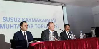 Kars Valisi Ziya Polat, Susuzlu Muhtarlarla Toplantı Yaptı