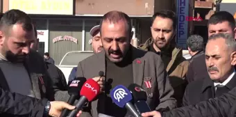 Bitlis'te Gaziler ve Şehit Aileleri Vakfı Üyeleri HDP İl Binası Önünde Basın Açıklaması Yaptı