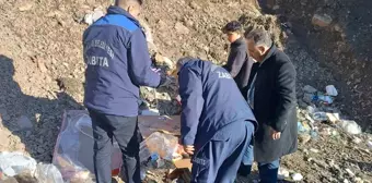 Hakkari Belediyesi Zabıta Müdürlüğü tarihi geçmiş ürünleri imha etti