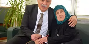 90 yaşındaki Fatma Nine, 5 yıl sonra belediye başkanını ziyaret ederek dua etti