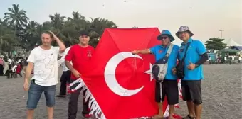 Türk Uçurtma Takımı Hindistan'da Beypore Uluslararası Uçurtma Festivali'ne katıldı