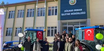 Mersin Gülnar'da Orman Köylülerine Traktör Teslim Edildi