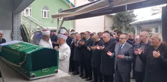 Denizli Valisi Ömer Faruk Coşkun'un annesi son yolculuğuna uğurlandı