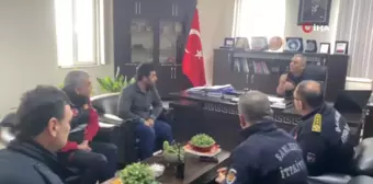 Göçük altında kalan işçi itfaiye erlerine teşekkür etti