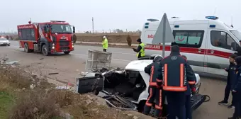 Malatya'da Otomobil Takla Attı, Sürücü Yaralandı