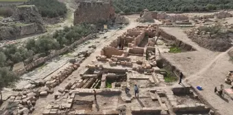 Mardin'deki Dara Antik Kenti'nde Tarihi Çarşı Keşfedildi