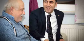 Bilecik Valisi Şefik Aygöl, diyaliz hastası Kıbrıs Gazisi Mustafa Ekin'i ziyaret etti