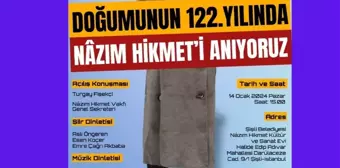 Nâzım Hikmet, Doğumunun 122'nci Yılında Çeşitli Etkinliklerle Anılacak