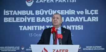 Zafer Partisi, İstanbul ve 17 ilçedeki belediye başkan adayları için tanıtım programı düzenledi