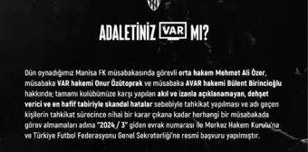 Kocaelispor Kulübü, Manisa FK maçının hakemleri hakkında tahkikat başvurusu yaptı