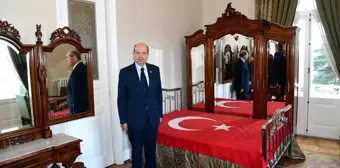 KKTC Cumhurbaşkanı Ersin Tatar Atatürk Köşkü'nü ziyaret etti