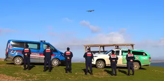 Edirne'de Gala Gölü Milli Parkı'nda Dron Destekli Denetim Gerçekleştirildi