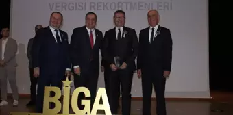 Biga'da Ekonomiye Değer Katanlar Ödül Töreni Düzenlendi