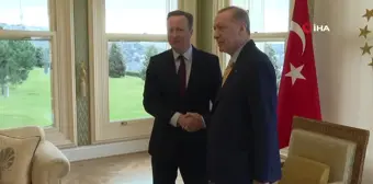 Cumhurbaşkanı Erdoğan, Birleşik Krallık Dışişleri Bakanı Cameron'u Kabul Etti