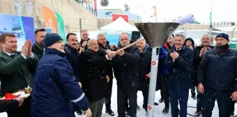 Ordu'da Çambaşı Kayak Merkezi'ne doğalgaz verilmeye başlandı