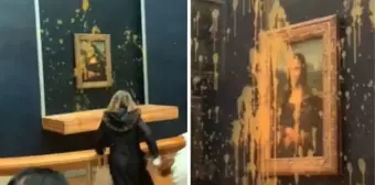 İklim aktivistlerinden Mona Lisa'ya çorbalı saldırı